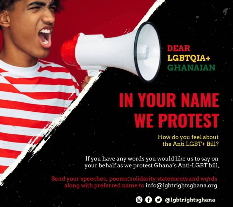 #KillTheBill – Campaigning against the hate bill endangering queer people in Ghana
