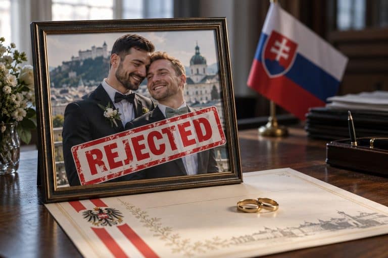 Married in Austria, rejected in Slovakia