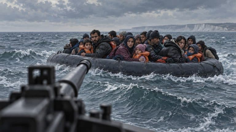 A veteran wants migrant boats shot at. The applause is chilling