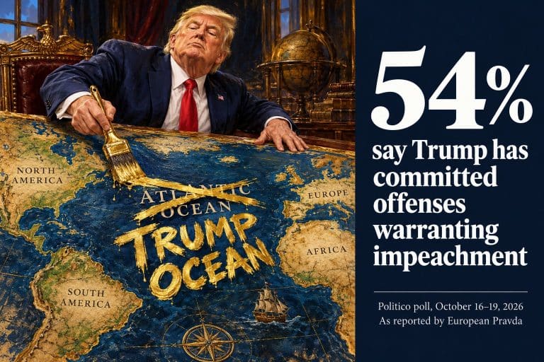 The Atlantic isn’t his. Neither is a third term. Most Americans see grounds for impeachment