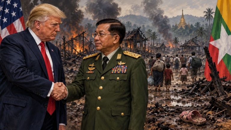 Massacres, rape, and burned villages: Trump opens talks with Myanmar’s military rulers